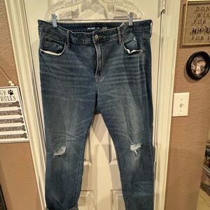 Old Navy High-Rise Power Slim Straight Jeans